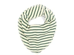 Petit Piao emerald green/dark off white stribet savlesmæk (2-pack)